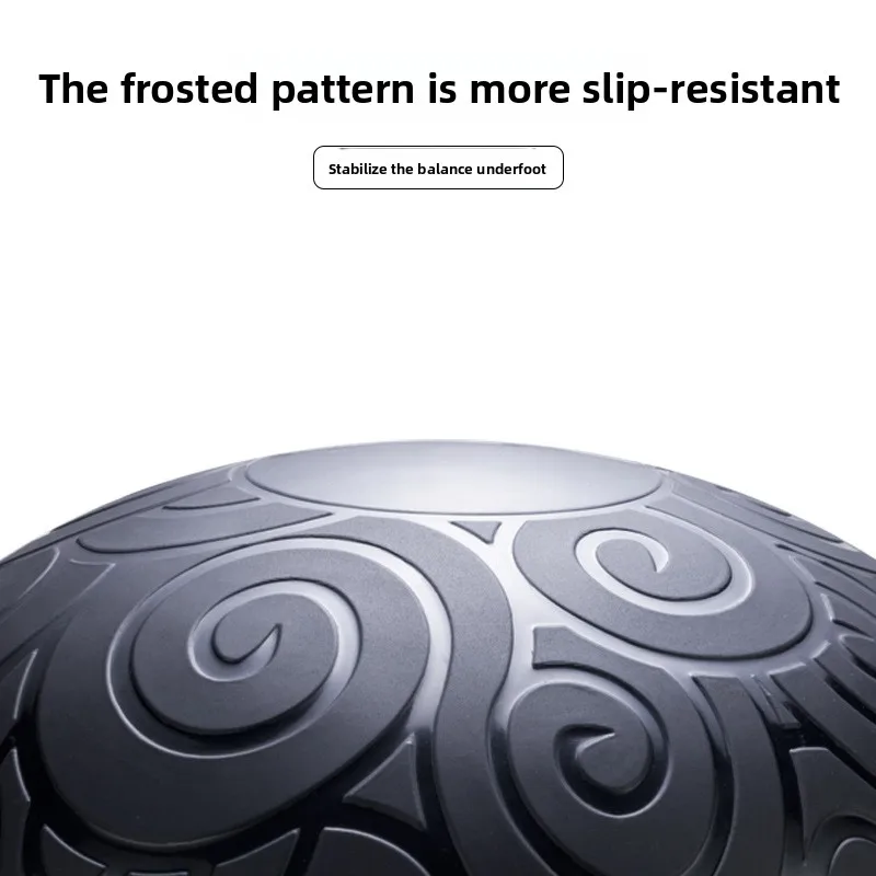 Thickened Explosion-proof Balance Wave Speed Ball Yoga Fitness Hemisphere Anti-slip Pattern Pilates Ball Factory Outlet