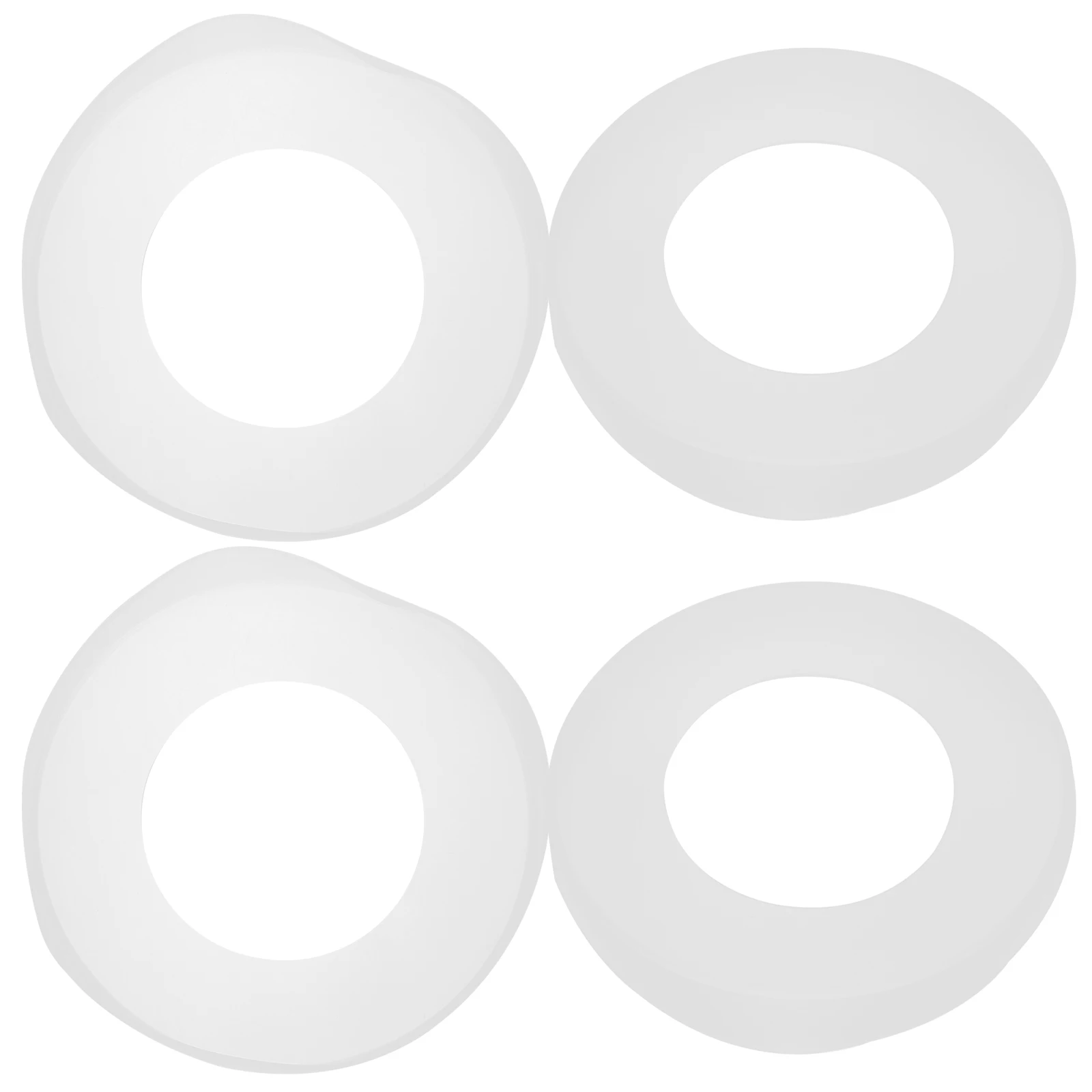 

4 Pcs Anti-slip Protective Cover Silicone Insulated Pad Cup Mat Round Insulation Anti-scratch Pads Silica Gel