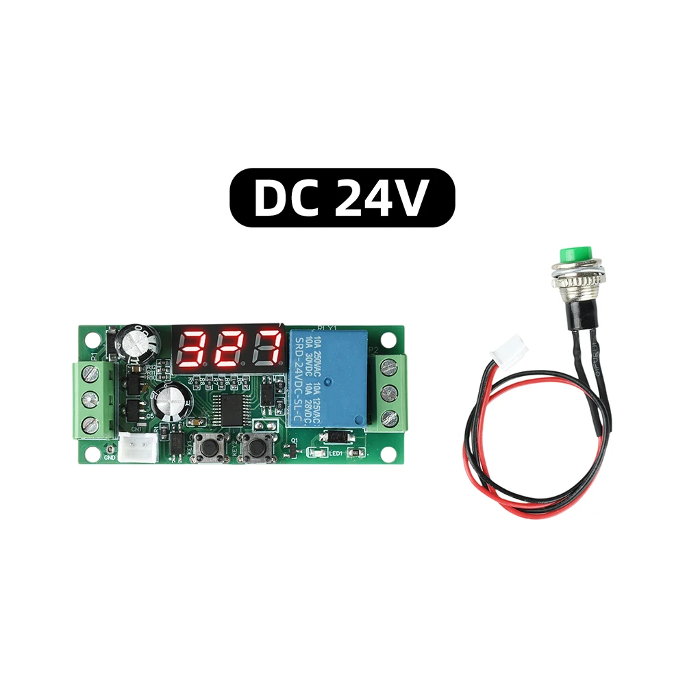 DC 5V/12V/24V Zeitrelais-Trigger Countdown-Timer LED-Anzeige mit Tastensteuerung – Detail 5