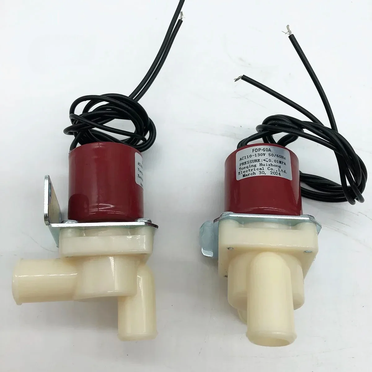 WZ-1Pcs Ice Machine Spare Parts AC100-130V 120V 50/60HZ FDP-90A Drain Valve Solenoid Valve For Ice