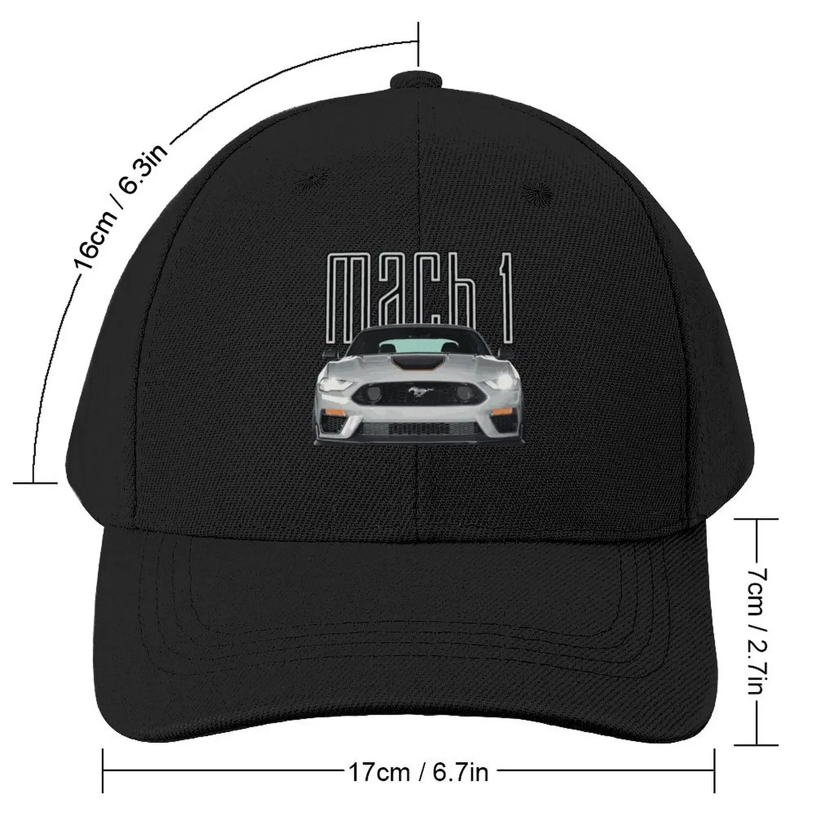 MACH 1 Mustang GT 5.0L V8 Performance Car Fighter Jet Gray STANCECap Baseball Cap New In Hat Snapback Cap beach hat Female Men's