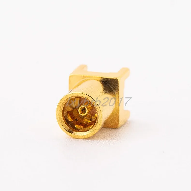 SBMA-KHD RF female PCB solder plate fixed SBMA-KE built-in reed female seat with JHD combined height 16mm