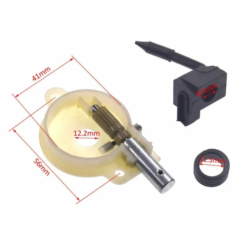 Imagem -04 - Kit de Tambor de Embreagem de Engrenagem Lubrificador de Bomba de Óleo de Engrenagem sem Fim para Husqvarna 41 136 137 142 141 Peças de Ferramentas Elétricas de Jardim de Substituição de Motosserra