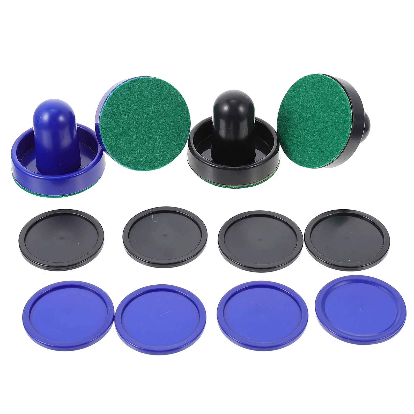 2 Sets Ice Hockey Machine Parts Air Pucks Paddle Accessories Desktop Plastic Pushers Child