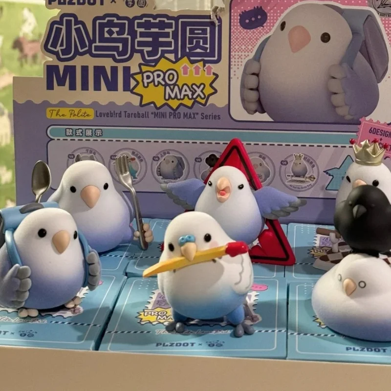 

New Cute Genuine Little Birds Mini Pro Max Meeting Series Blind Box Cute Birds Mystery Box Trendy Toys As Desktop Decor Gifts