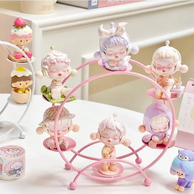 

Ferris Wheel Display Stand Creative Cupcakes Holder Rack For Wedding Party Blind Box Toy Storage Figurine Rack Storage Organiser