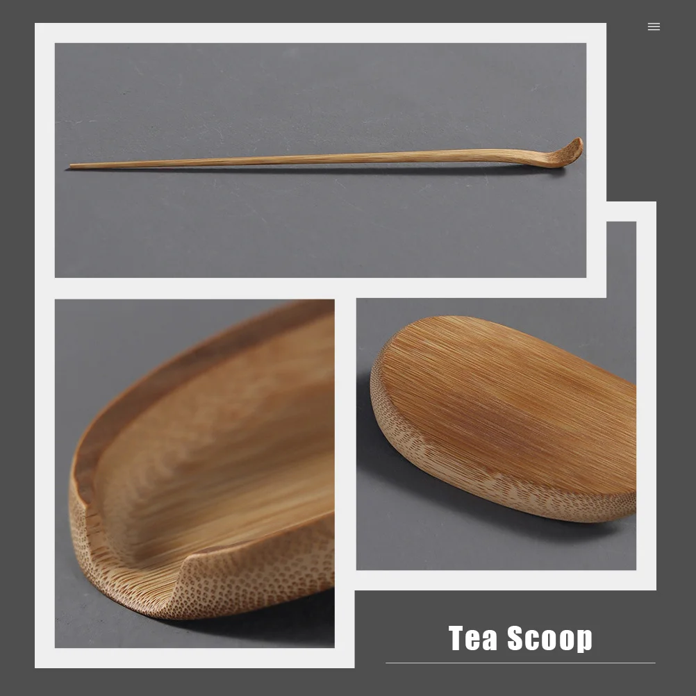 

1 set 1 Set Bamboo Scoop Needle Tea Ceremony Accessories Retro Dustpan Design For Kung Fu Tea Rituals Chinese Ceremonial