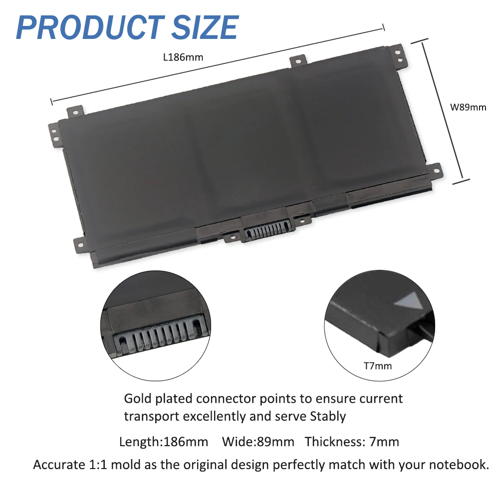 ETESBAY LK03XL HSTNN-LB7U HSTNN-UB7O Laptop Battery For HP Envy 15-bp101nc 15-BP002TX Series 17-AE143NG 17M-AE011DX 55.8Wh