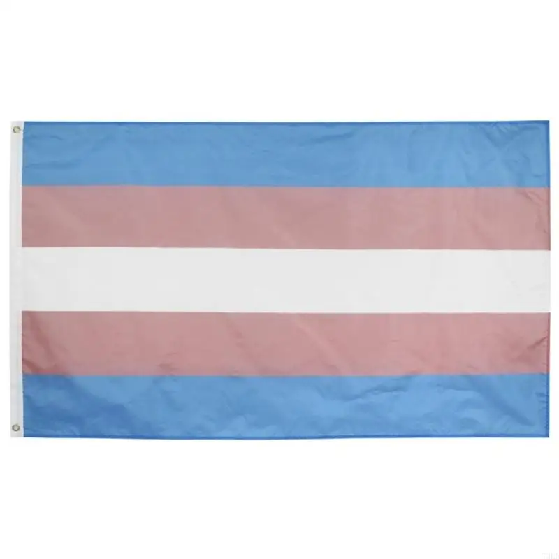 T3LD Aerlxemrbrae Rainbow 150x90cm Banners 100D Polyester Brass Grommets Gay Rainbow Progress Banners