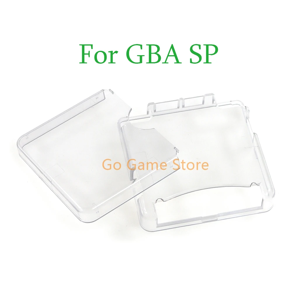 1set Clear Crystal Cover Case For Gameboy GBA SP Game Console Protective Shell