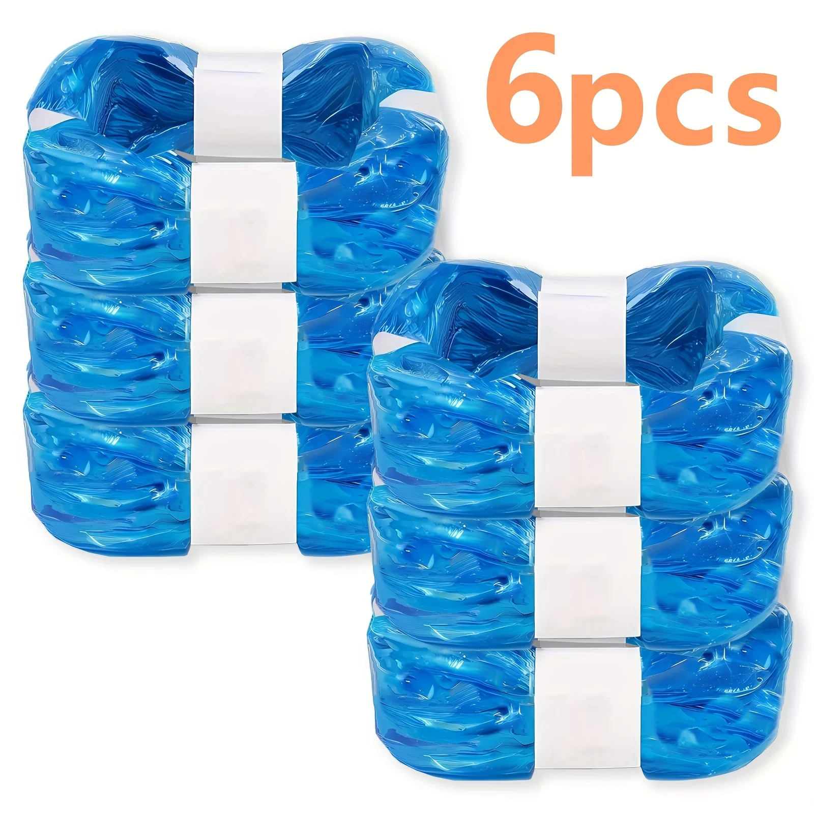 Refil de Lixeira para Fraldas de 8 Metros (Pacote com 6) Compatível com Tommee Tippee Sangene Tec Simplee Sangene Twist & Click