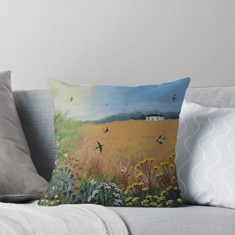 Harvest Swallows Throw Pillow Couch Pillows bed pillows Christmas Pillowcase pillow