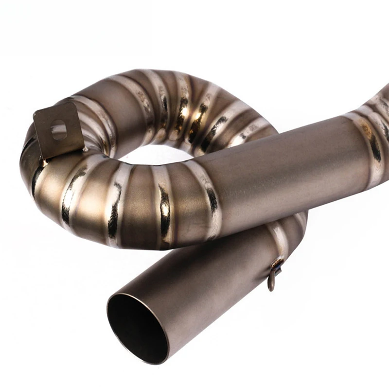 

Hot selling Titanium Alloy for MT09/FZ09/XSR900 High Quality Motorcycle Front Pipe Motor Exhaust Muffler