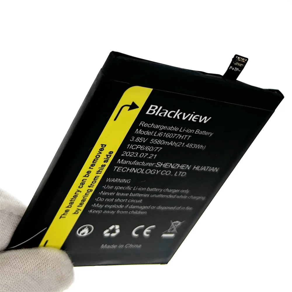 BV4900 Li616077HTT 5580mAh Replacement Mobile Phone Battery For Blackview BV4900 / BV4900Pro BV4900 Pro Smartphon Batteries