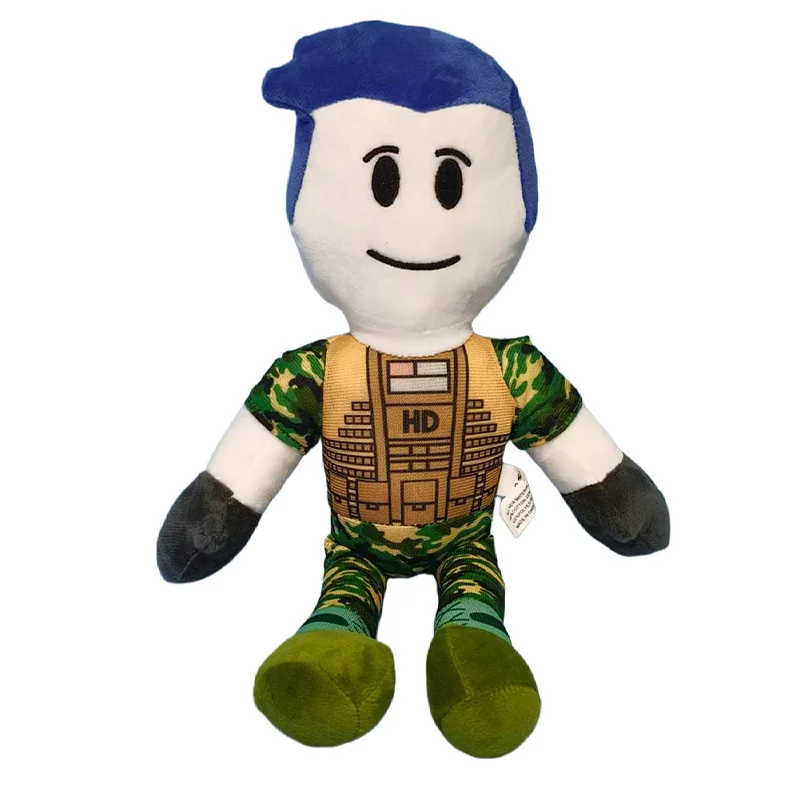 

Digital Pet Plushie Cute Pixel Style Cartoon Stuffed Animal Virtual Companion Soft Toy for Gamers and Kids Room Decor