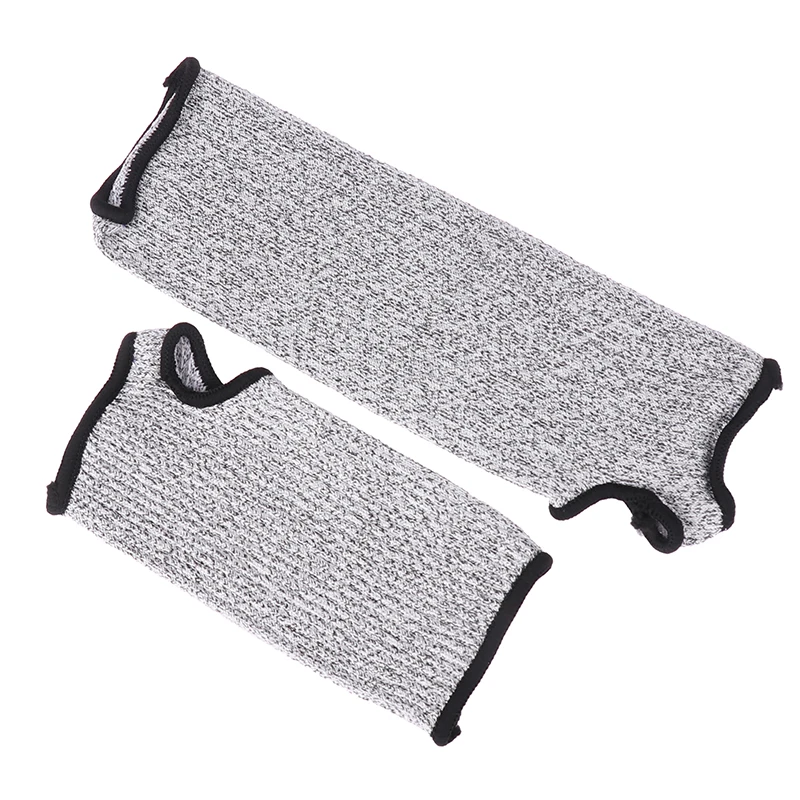 1Pc Level 5 HPPE Cut Resistant Anti-Puncture Work Protection Arm Sleeve Cover Arm Sleeve Car Maintenance Protective Work Gloves