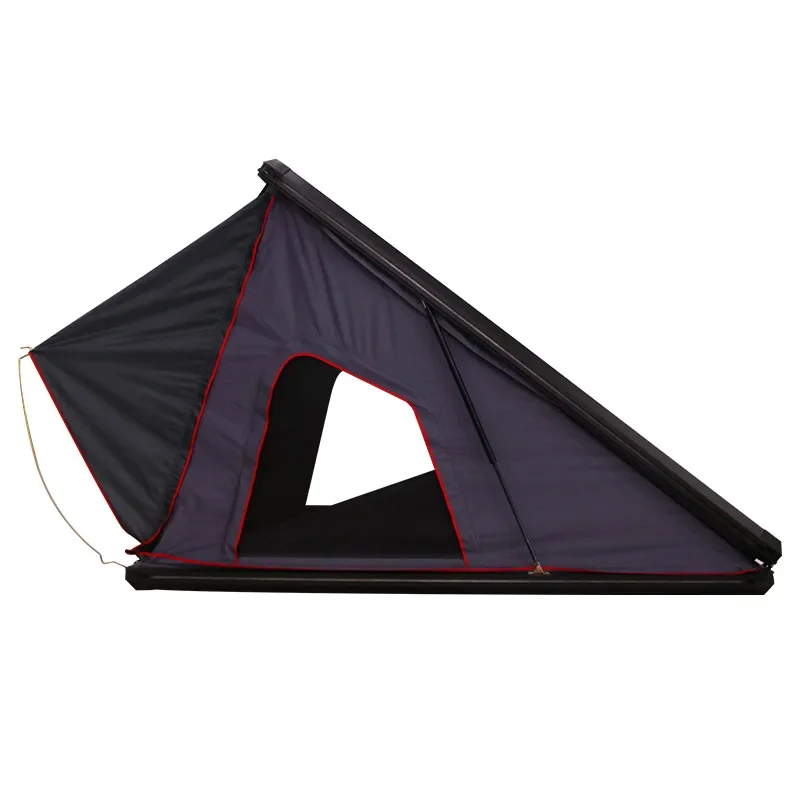 

Custom logo aluminum large for cars camping tent outdoor rooftop tents 2 person hard cover car roof top tent