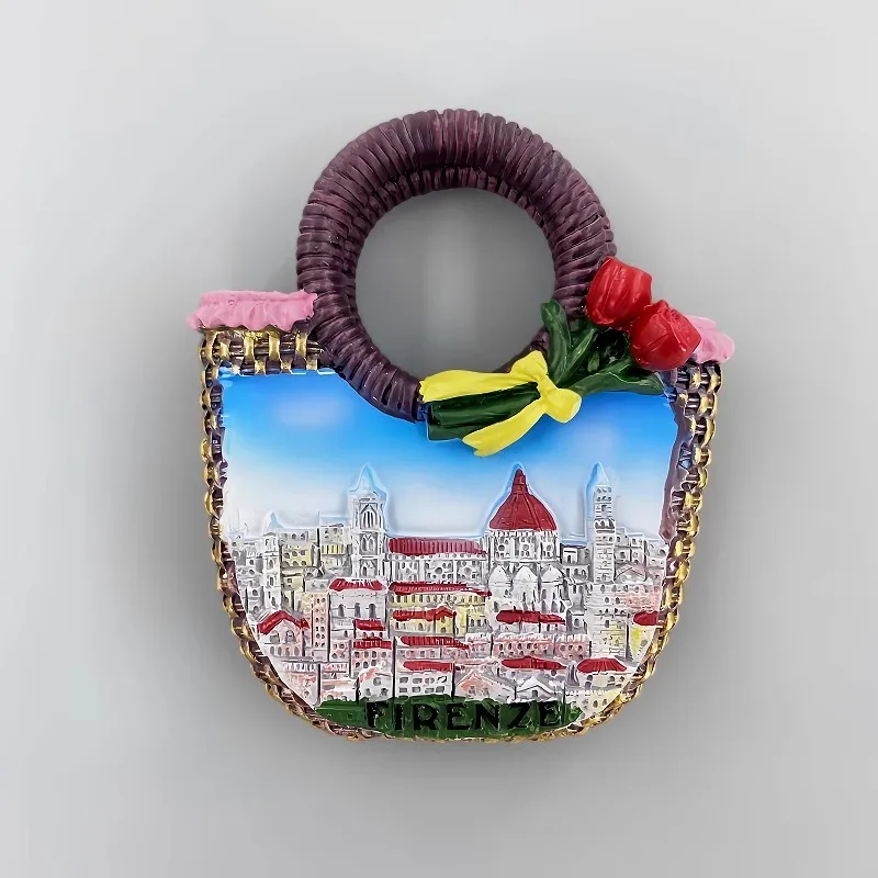 Italy Travelling Souvenirs Tuscany Fridge Magnets Home Decoration Pisa Roma Firenze Refrigerator Stickers Wedding Gifts