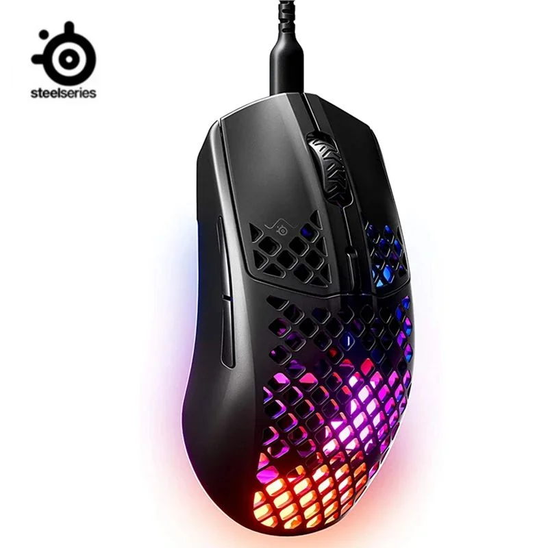 SteelSeries Aerox 3 Wired Gaming Mouse 8500 CPI TrueMove Core Optical Sensor Ultra-lightweight Water Resistant Design Game Mice