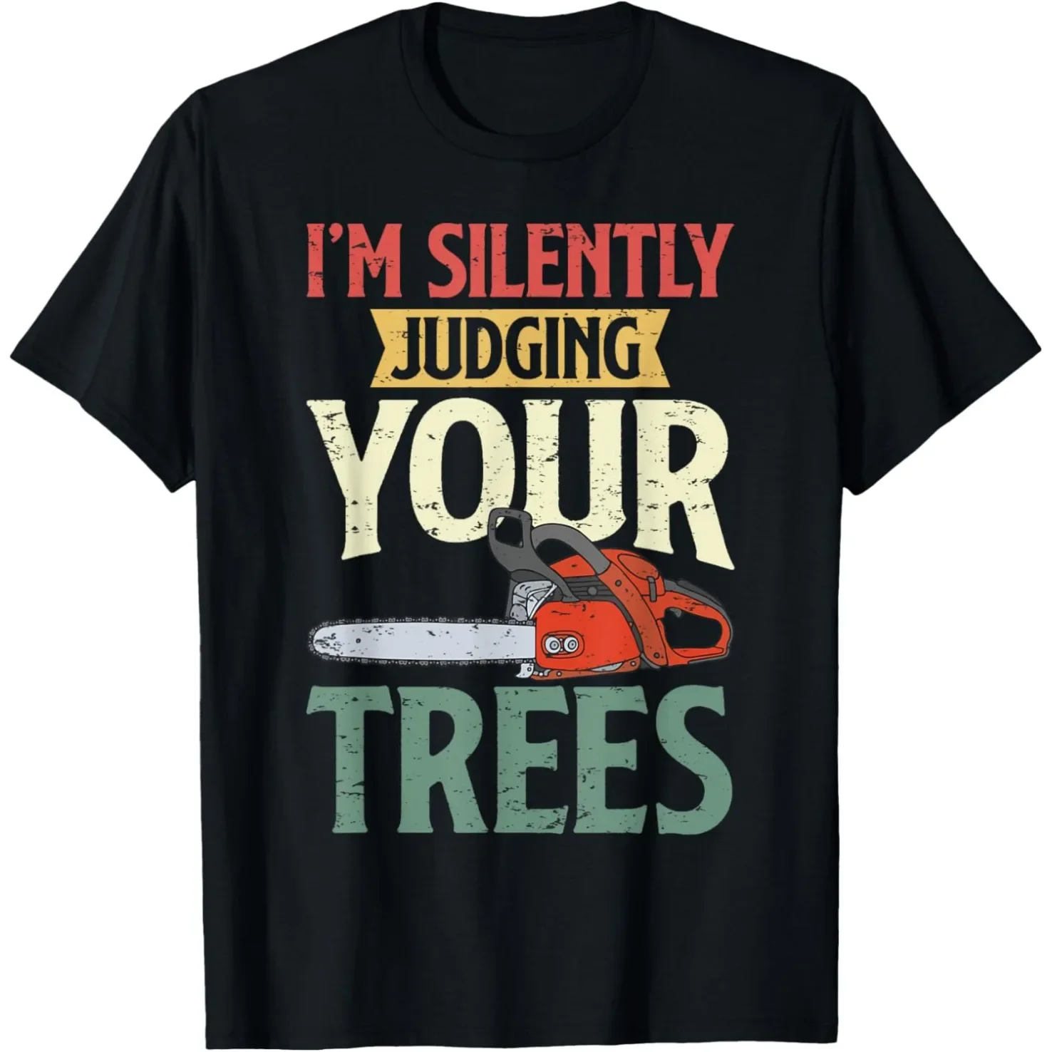 Lustige Kettensägen-Holzarbeiter-Arborist-T-Shirts für Männer und Frauen, reine Baumwolle, Humor, Streetwear, T-Shirt, kurzärmelig, Unisex, lockere Kleidung – Detail 2