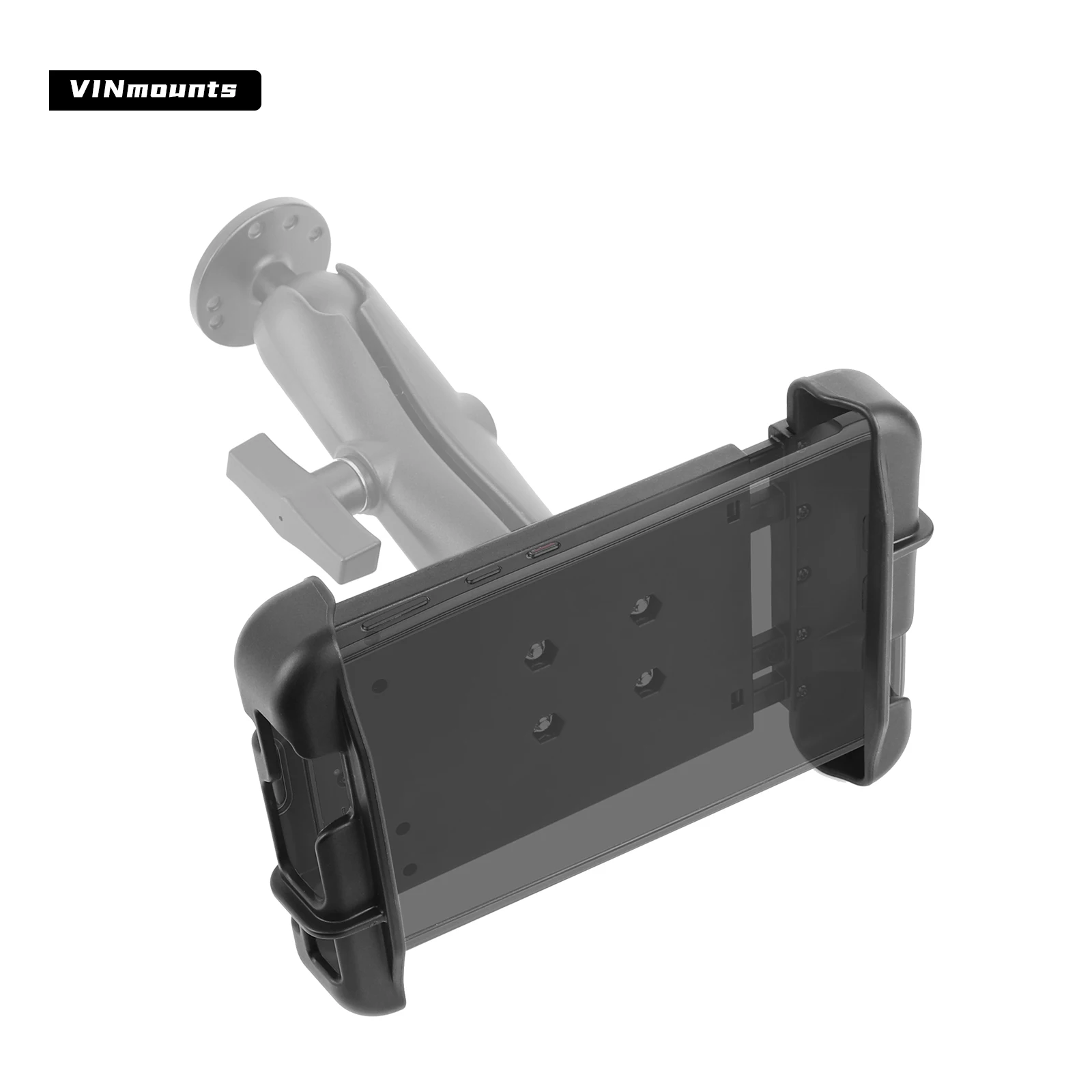 

VIN-PBJ-015 Adjustable 8 Inch Tablet Holder for SAMSUNG ZEBRA,208-245mm Secure Mount Bracket,Universal Tablet Stand for Car Desk