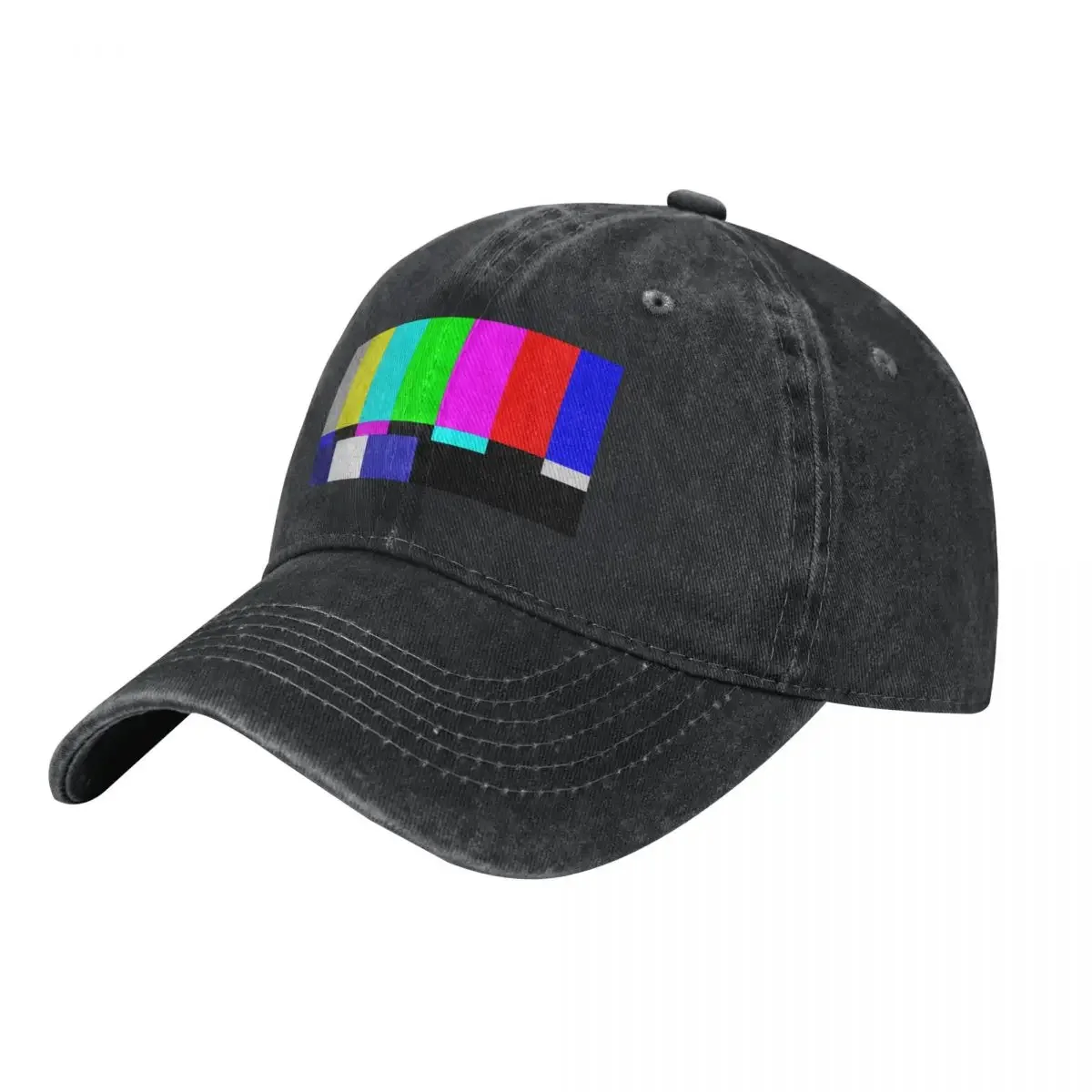 Testing Television TV Test Pattern Tube Tele Please Stand By Baseball Cap fishing hat summer hat Men's Women's