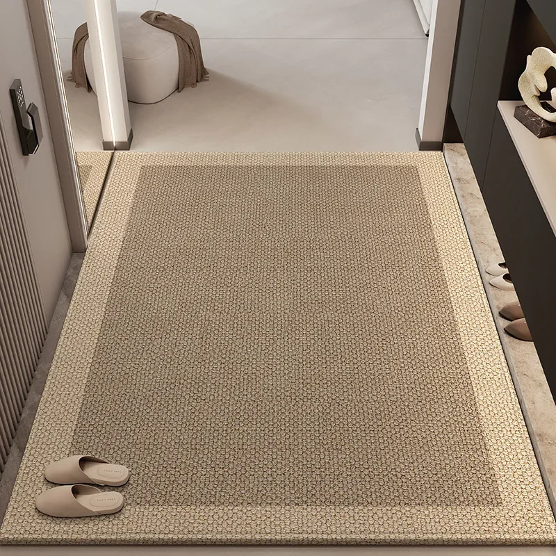 Modern Minimalist Door Mat Customizable Non-Slip Indoor Outdoor Entrance Rug Durable Stain Resistant Anti-Wear