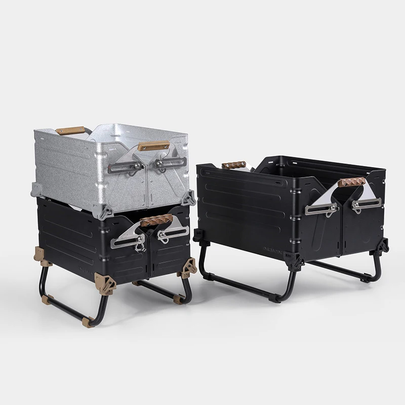 

Leg Design For Aluminum Magnesium Case Storage Box For Picnic Self-Drive Fishing Outdoor Camping 25L 50L