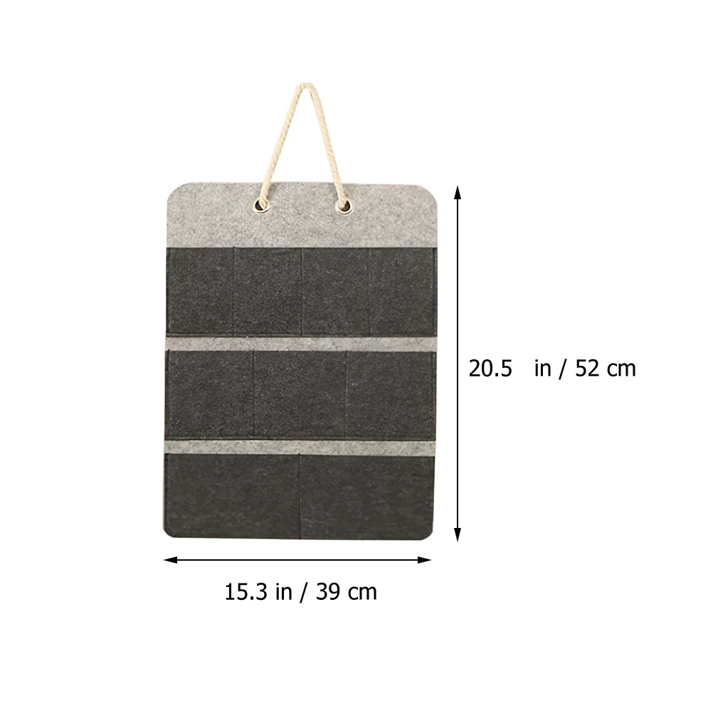 

Multifunctional Storage Bag Felt Material Space Saving ganizer Wall Hanging Closet Door Shoe Pockets Remote Control Glasses Home