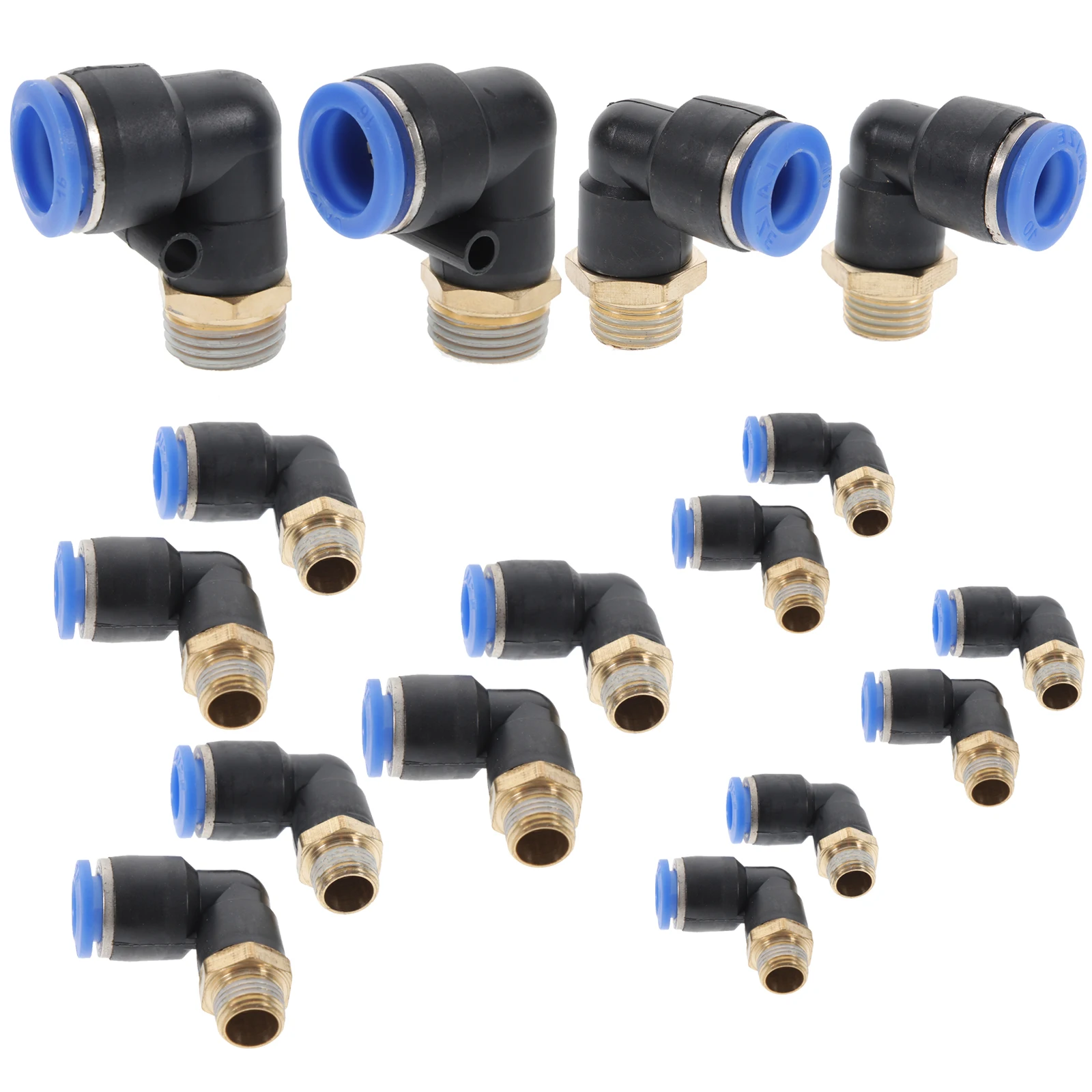 

1 set in Connectors Threaded Straight Fittings PC4 M6 8 8 10 10 04
