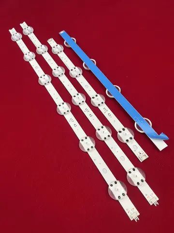Neue sets led hintergrund beleuchtung streifen 10 lampe für lg 43 "v17 art3 tv 43 uj6525 43 uj6565 43 lj614v 43 lv340c 43 uj670v 43 lj622v