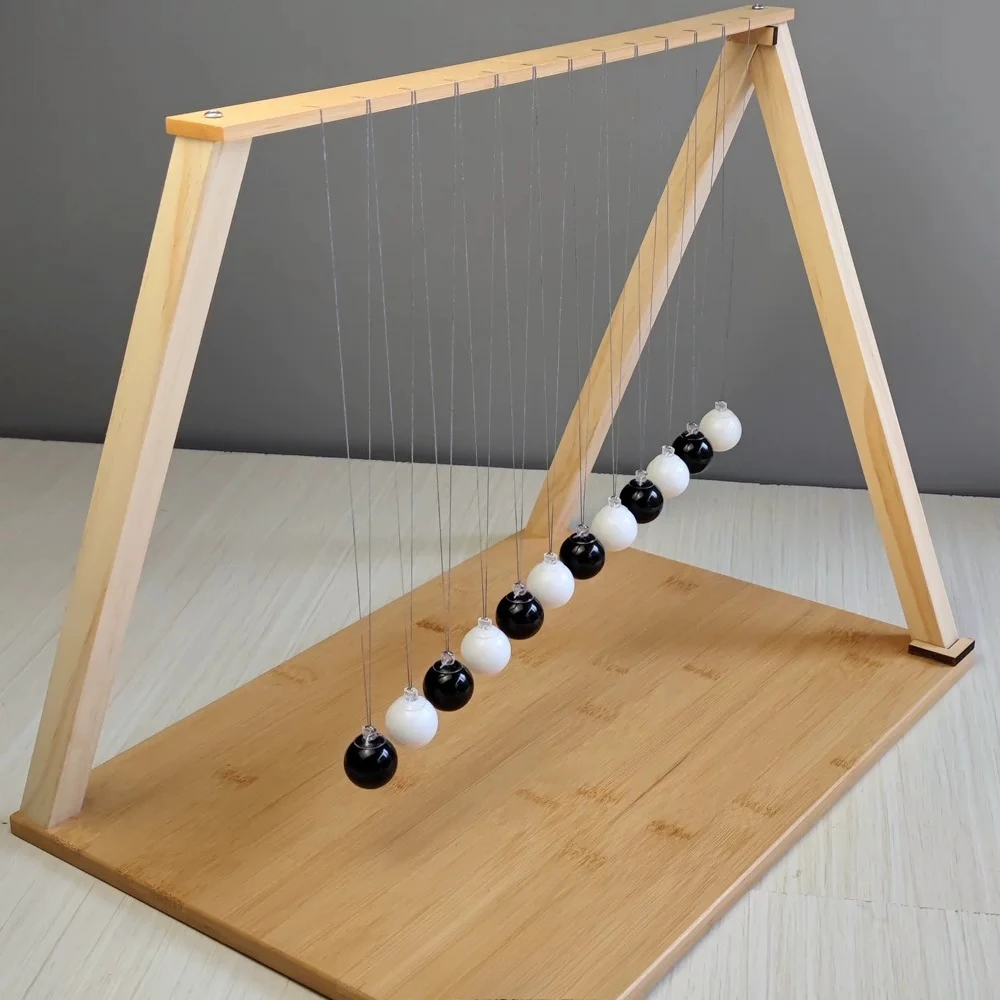 Multi-Ball Physics Swing Device Educational Science Teaching Tool with Decorative Function