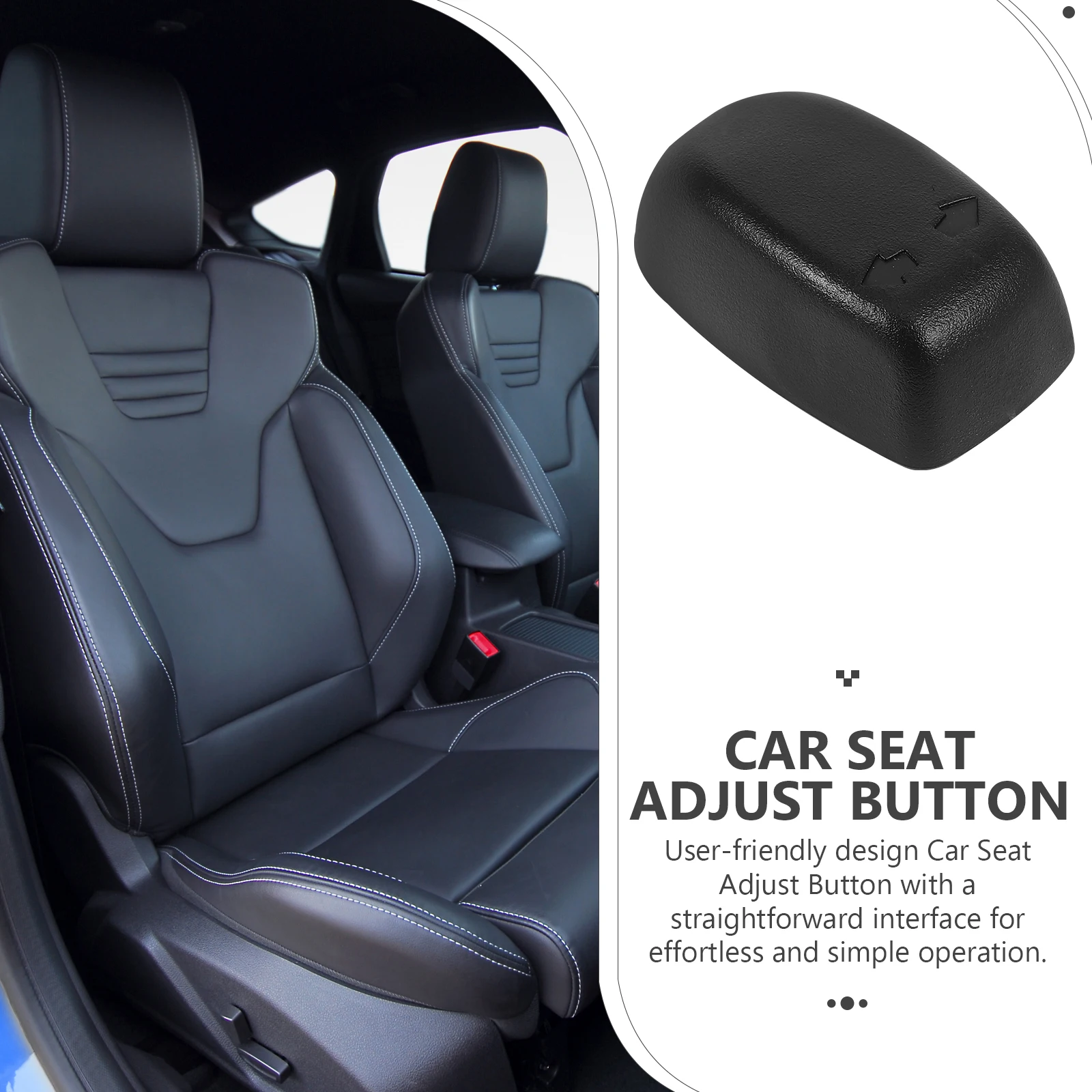

Car Seat Adjustment Button Plastic Trim Cover Rotary Switches Auto Interior Parts Long Lasting Dependable Solution