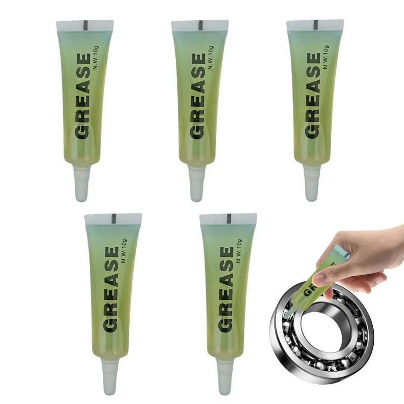 

Bicycle Lubricating Oil 5Pcs Protective Bearing Lubricant Oil For Mechanical Stable Performance Lubricating Tool For Various