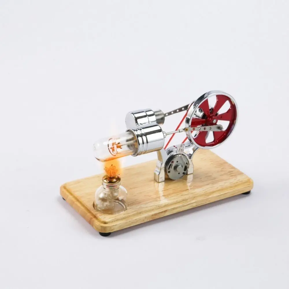 Colorful LED Stirling Engine Motor Model Technology Inventions Teaching Kit Science Experiment Toys DIY Puzzle