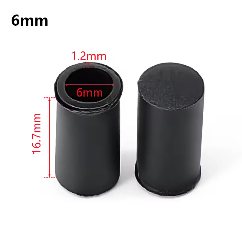 10/20/50PCS PVC Soft Rubber SleeveCable Wire Waterproof Cover Steel Pipe EndCap Thread Protection Caps Coat hanger ProtectiveCap - Image 16