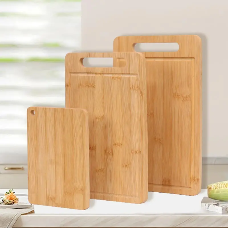

Household Double-sided Bamboo Chopping Board Thickened Mold Proof Odorless Cutting Board Fruit Vegetable Meat Cutting Board