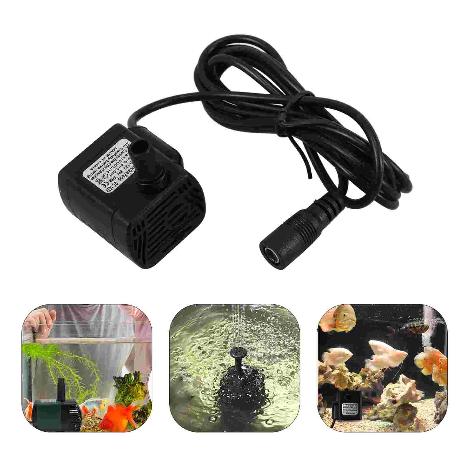 Quiet Fountain Pump Small Submersible Pump Pet Cat Pump Submersible Water Pump fish pond pump fish tank pump