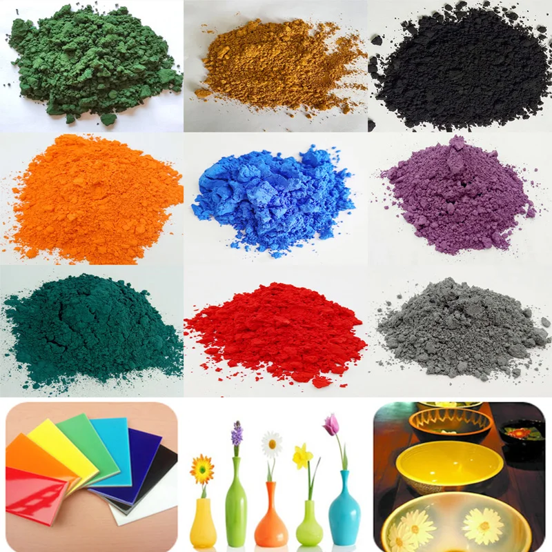 325 Mesh Ceramic Pigment 500g High Temperature 1000°C-1280°C Ceramic Glaze Special Coloring Powder Pottery Supplies