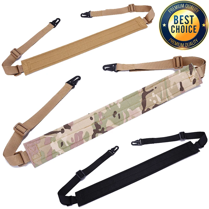 Multi-function Training Strap 2 Point Quick Detach Rope Adjustable Tactical Rifle Sling Shoulder Strap Combat Hunting Accessorie