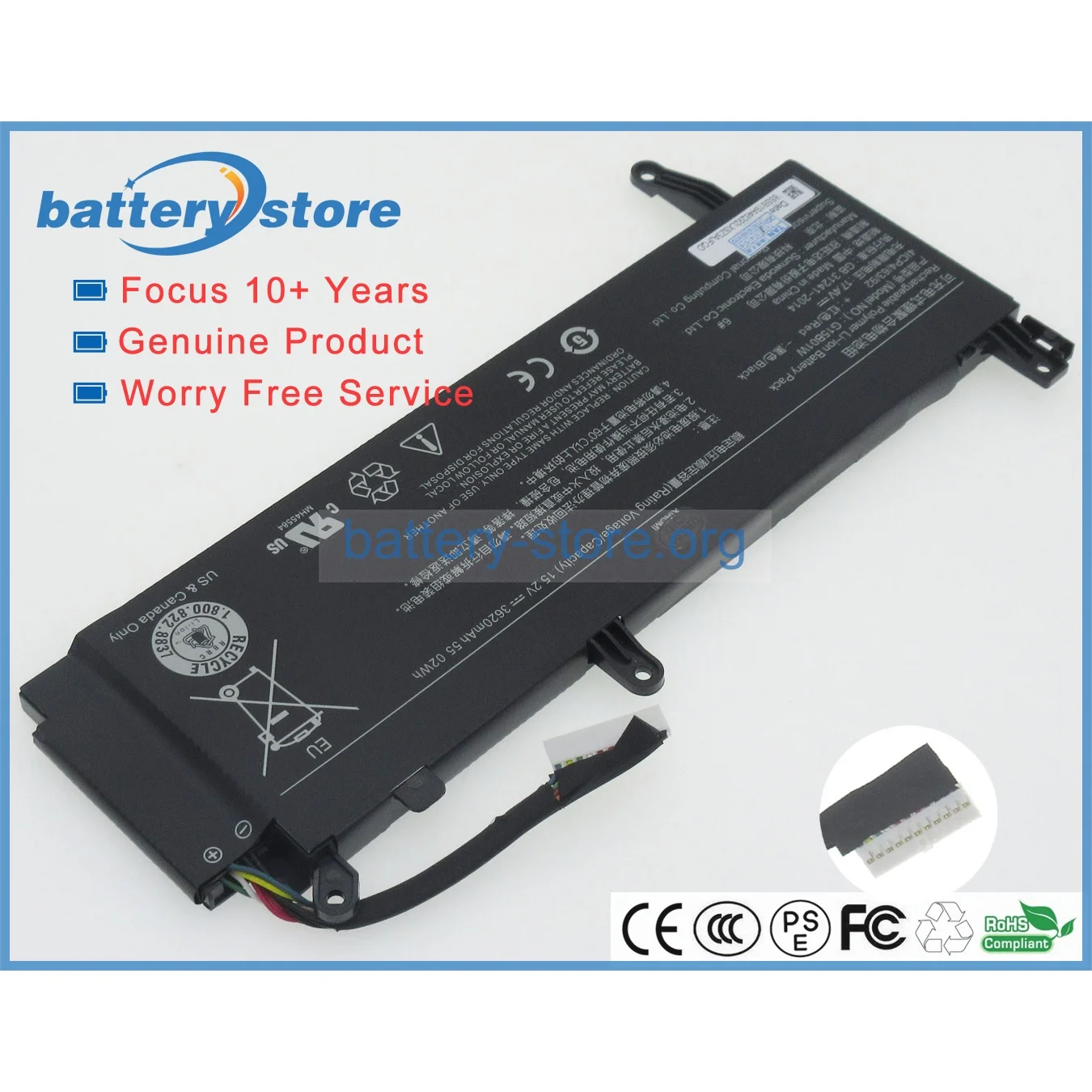 Genuine laptop batteries for G15BO1W,G15B01W,4ICP4/63/92,TM1705,TM1801,Mi 2019,171502-AK,171502-A1,GTX1060 Intel I7,15.2V,3 cell