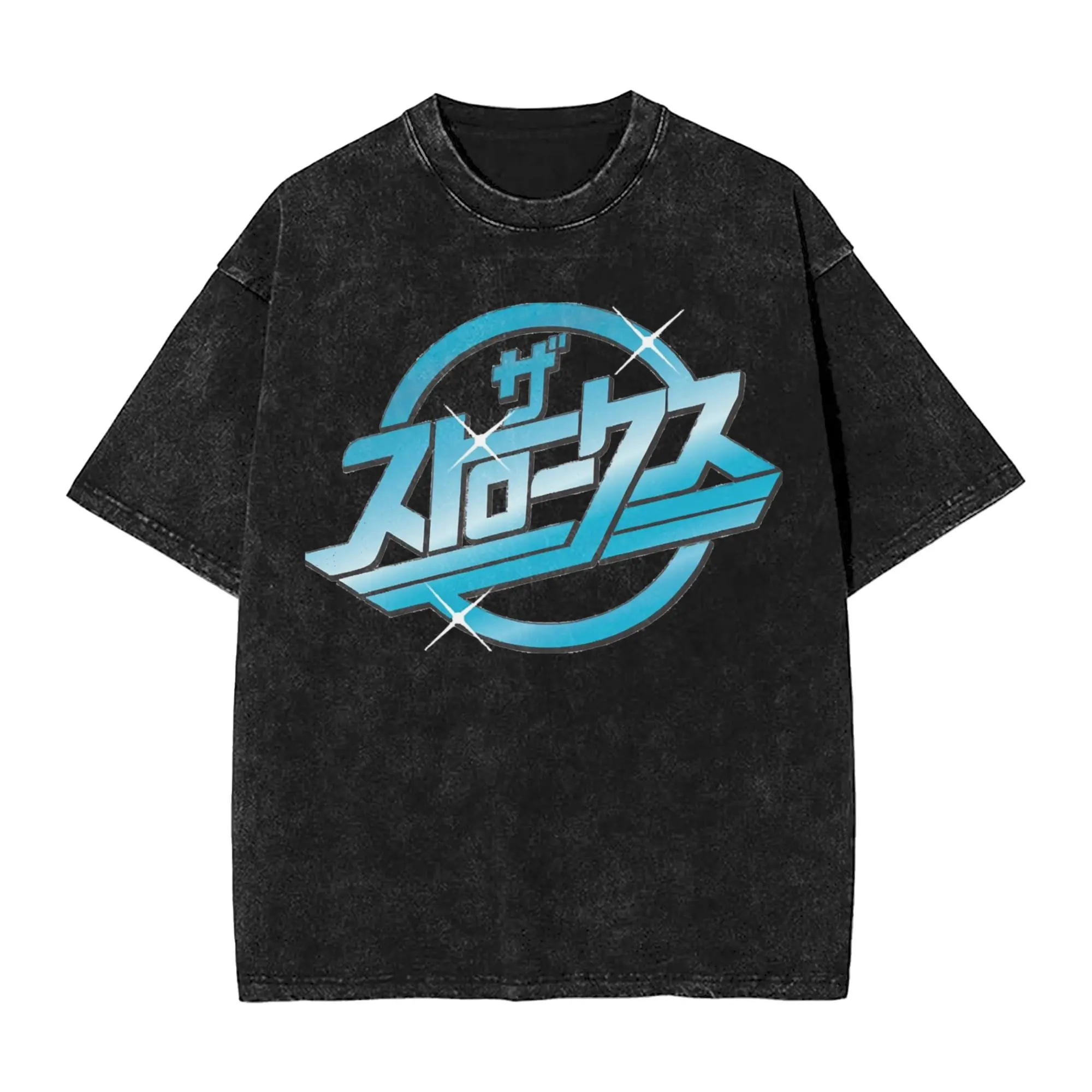 Men's T-Shirt The Strokes Band Washed T-Shirts Hippie  Beach Tee Shirt Y2K Classic Printed Cotton Clothes Plus Size 2XL