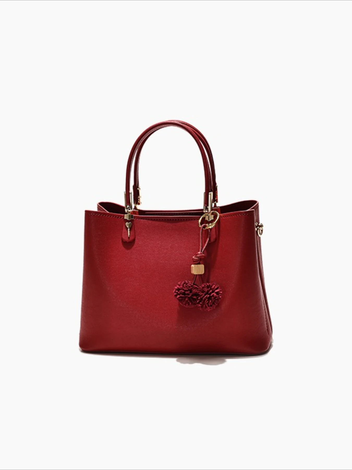 حقيبة مربعة ذات سعة كبيرة ومزاجية متعددة الاستخدامات للنساء في منتصف العمر بلون سادة #1