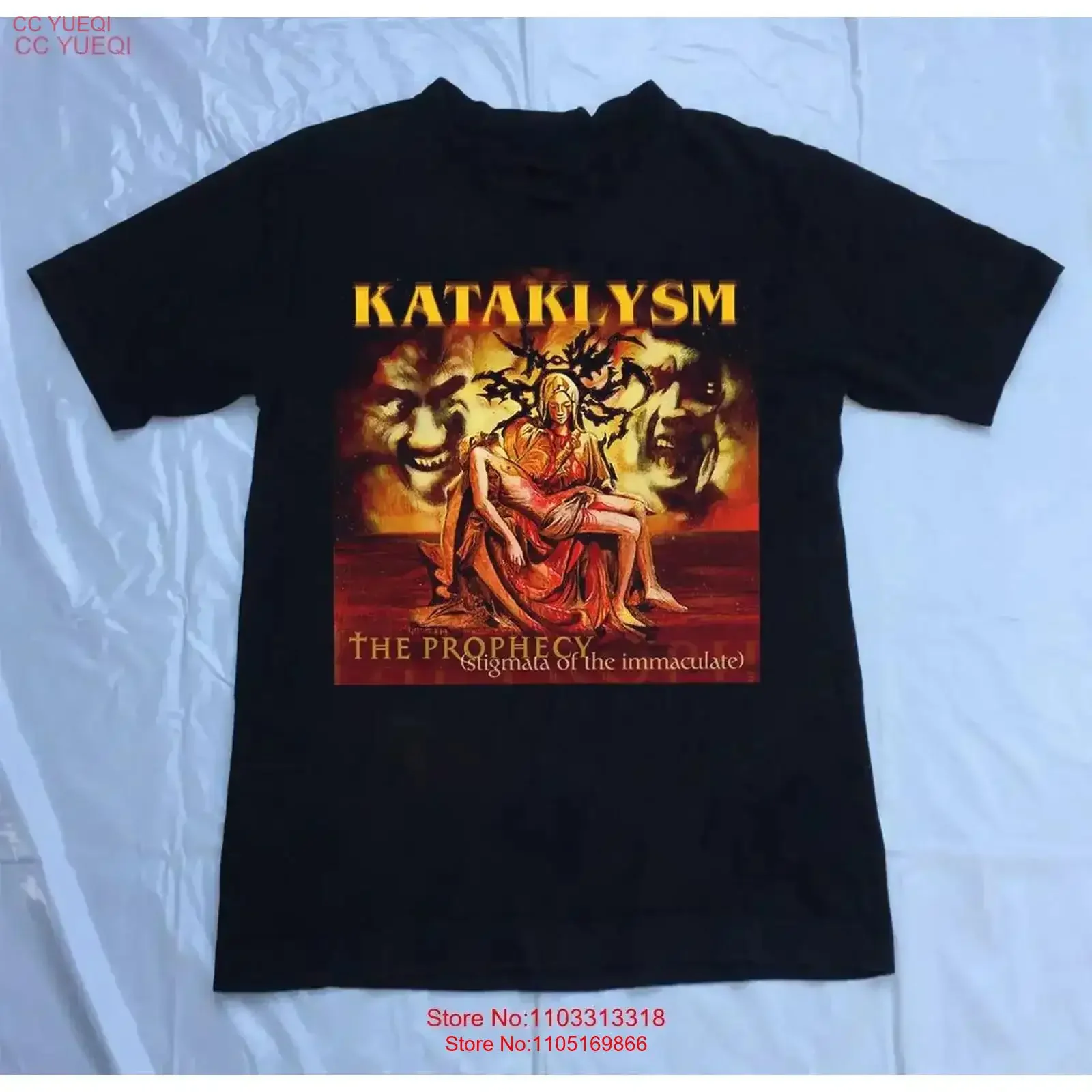 KATAKLYSM The Prophecy Stigmata Of Immaculate T Shirt All Size WA281 vintage Washed fashion Soft Comfortable Stretched vintage