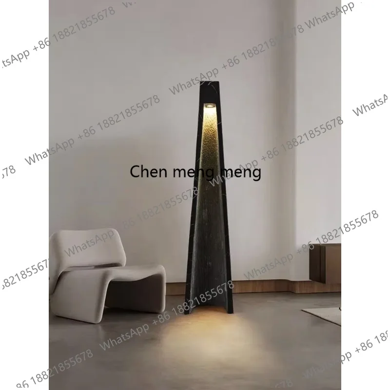 

Imitation marble hotel decorative floor lamp ornament ambient light modern living room entrance