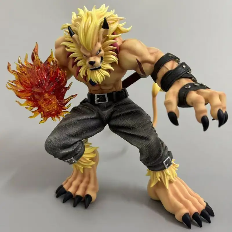 Nieuw Op Voorraad Gk Digimon Adventure 21 cm Leomon Anime Figuur Popomon Frimon Elecmon Digitale Monster Pop Standbeelden Action Figure speelgoed
