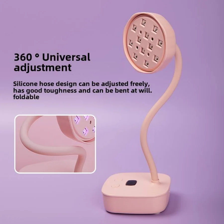 Nail Art Lamp Oplaadbaar Draagbaar Licht Mini Nail Art Lamp Kleine Led Gebakken Nagel Diamantlamp Uv-lamp Ingebouwde batterij Baklamp