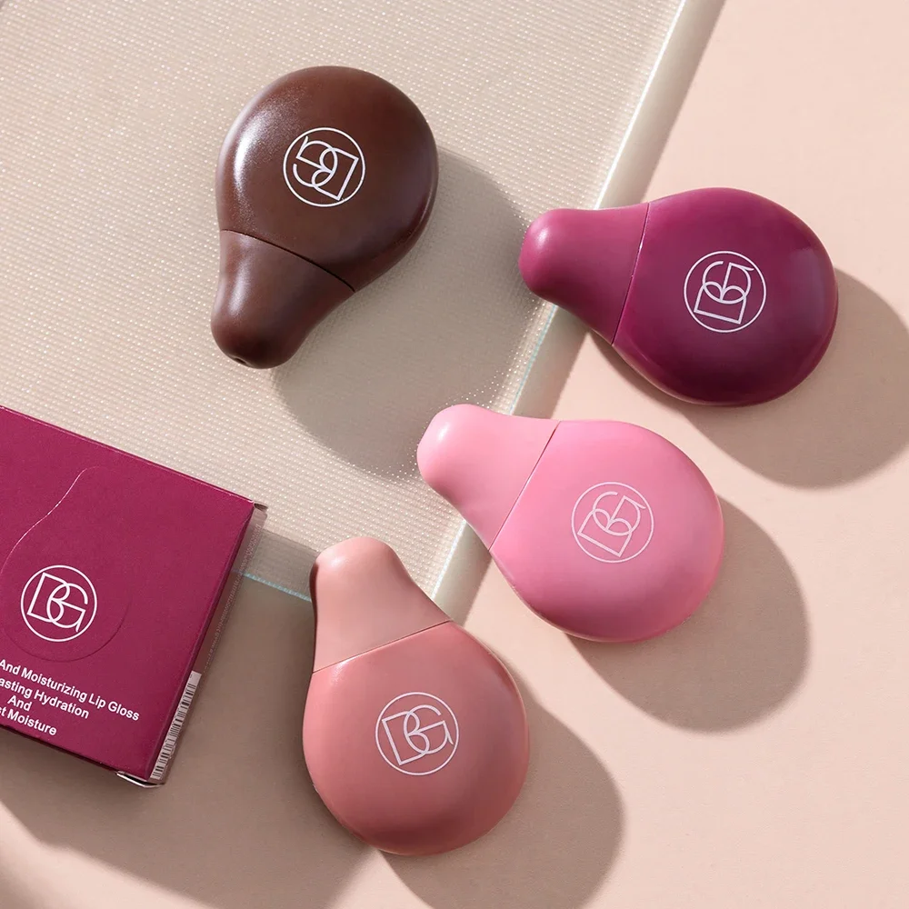 BEAUTY GLAZED Bálsamo labial, lápiz labial hidratante, brillo de labios Natural no pegajoso, protección de labios, brillo de espejo de agua, esmalte de labios