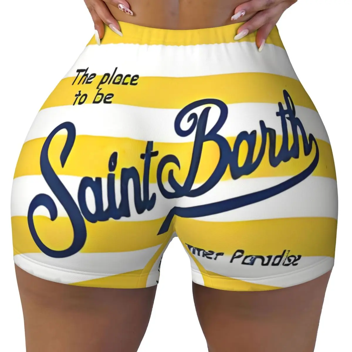 

Женские шорты для йоги B-Barth S-Saint на заказ, спортивные байкерские шорты для спортзала, волейбола