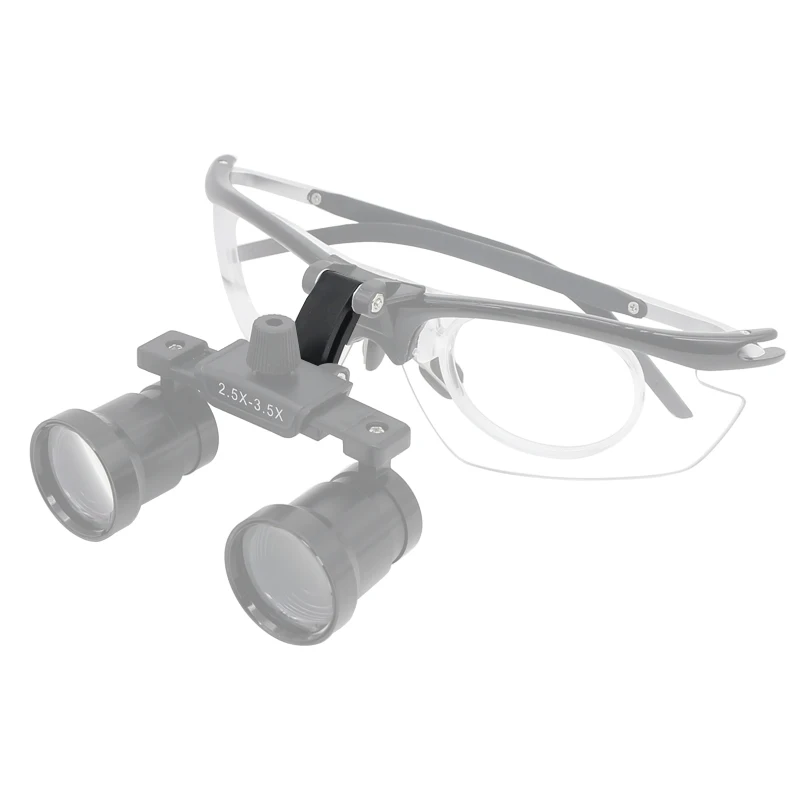 Dental Loupe Accessory Dental Adapter Mount Clip for Dentistry Surgical Binocular Magnifying Glass Connect with Eyeglasses